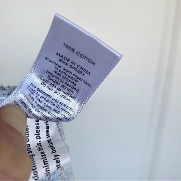 Pacsun Front Tie Light Wash Denim Jean Skirt - Picture 6 of 6